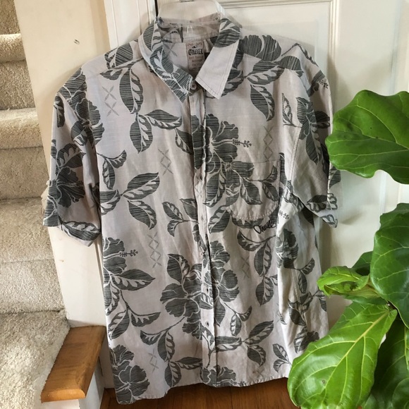 O’NEILL button up shirt mens L 💯cotton - Picture 2 of 8
